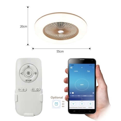 Ventilateur de plafond avec éclairage LED (220V)