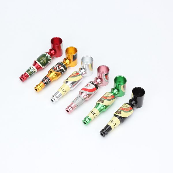 metal pipe smoking accessory cigarette pipes mini beer bottle bucket convenience smoke kit