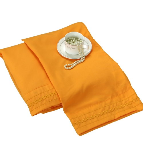 Sábalos bordan Cording 3Pcs cama Set equipada hoja cama funda almohada caso ropa de cama Textiles para el hogar