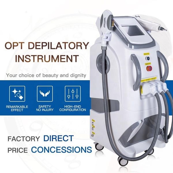 2022 newest 3in1 Big power Multifunction IPL OPT Laser Tattoo Hair Removal Face Lifting Machine
