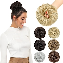 1pc Women's Girls' Hair Ties Wigs Messy Bun Hair Pieces For Women Hair Bun Extension Updo Curly Messy Bun Scrunchie Lightinthebox
