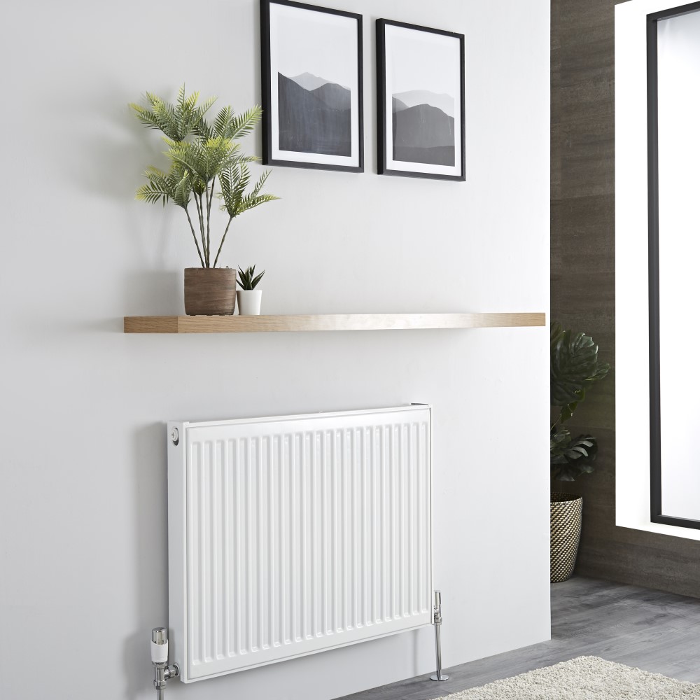 Radiador Convector Horizontal - Blanco - 600mm x 800mm x 50mm - 891 Vatios - Eco