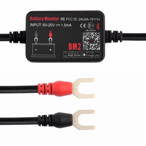 Moniteur de batterie BLE BM2 pour testeur de batterie de voiture 12V avec Bluetooth