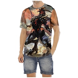 Dungeons  Dragons Gragon T-shirt Anime Graphic T-shirt For Men's Women's Unisex Adults' 3D Print 100% Polyester Casual Daily Lightinthebox