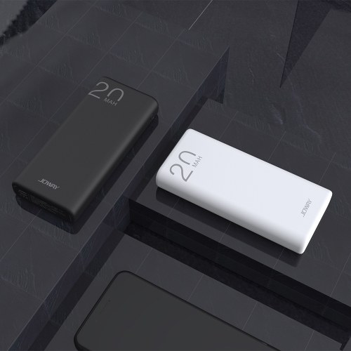 JOWAY Power-Bank con puertos de carga USB duales 10000mAh / 20000mAh Cargador de carga portátil para teléfono móvil de gran capacidad Paquete de batería externa