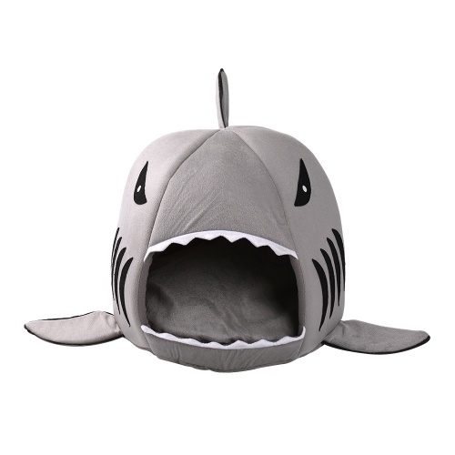 Shark Shape Dual Purpose Soft Cotton Cats perros casa y almohadilla