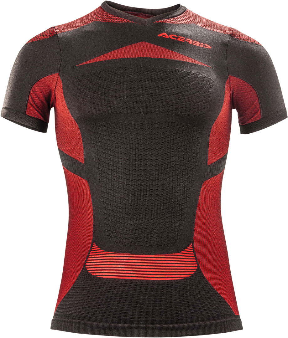Acerbis X-Body Chemise fonctionnelle Noir Rouge S M