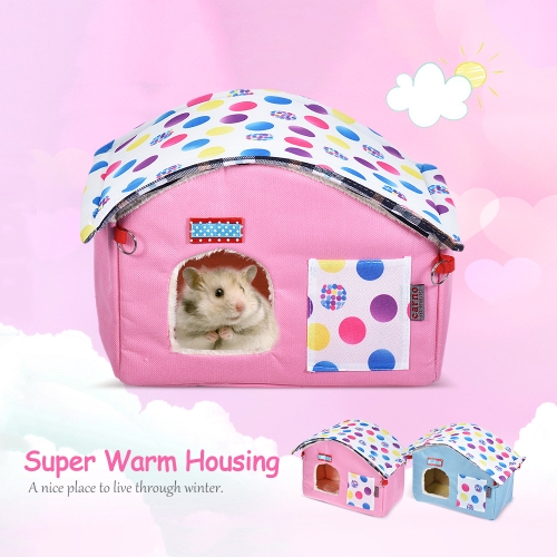 Hamster Squirrel Hammock Hanging Snuggle Cave Pet Small Animal Bed Sofa Mattress Bird Nest Galesaur Rat Squirrel Guinea Pig Chinchilla Warm Hut Tent Toy