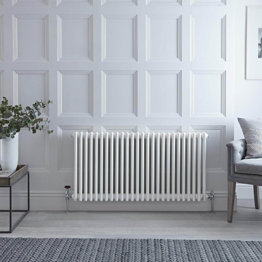 Radiador Horizontal Blanco Tradicional de 4 Columnas - 600mm x 1190mm - Regent