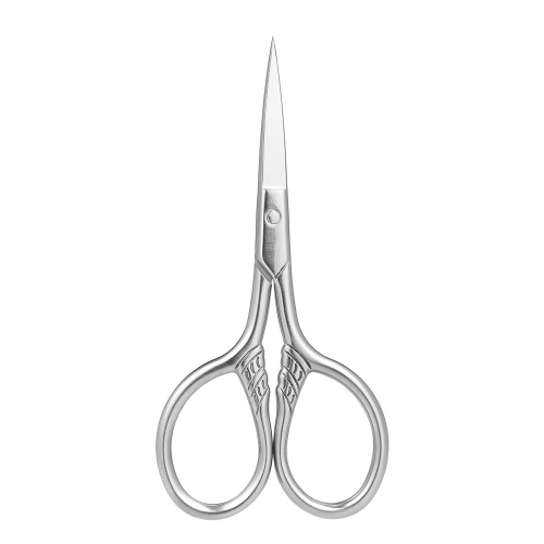 Tijera de corte de barba de acero inoxidable para barbero uso doméstico Mini tamaño de afeitado de corte de barba Trimmer Corte de ceja tijera de corte