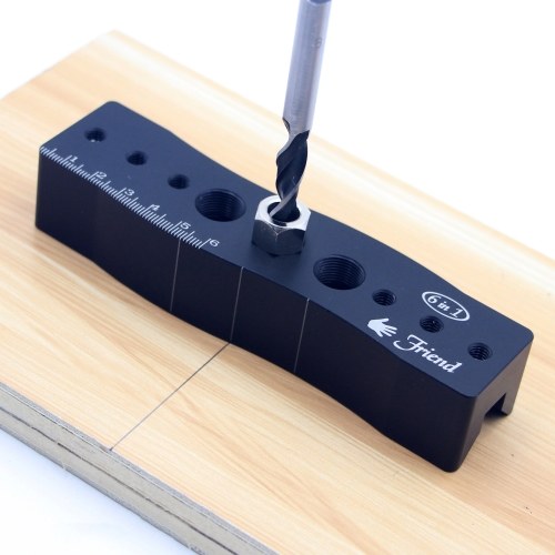 Outil de bricolage 6-en-1 pour le travail du bois Localisateur de centre de script multifonctionnel Scribers