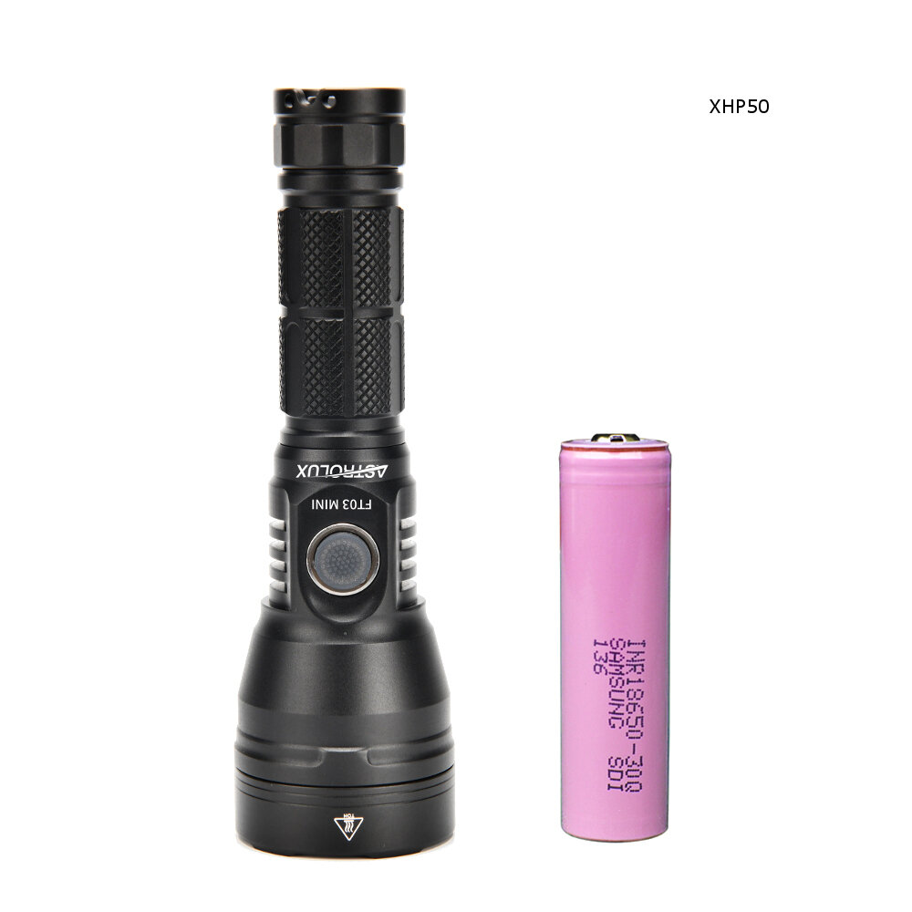 Astrolux® FT03 MINI XHP50.2 4200LM Anduril UI Powerful LED Floodlight EDC Flashlight with 30Q 20A 18650 Power Battery