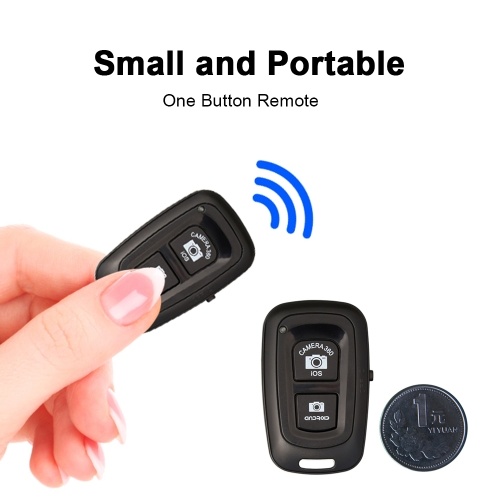 Sans fil Bluetooth Obturateur à distance Retardateur Obturateur de télécommande portable pour Android 4.2.2 et iOS 6.0 et supérieur