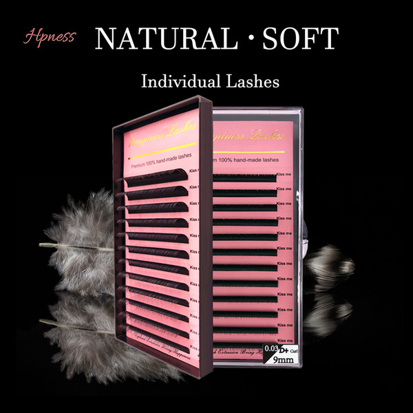Eyelash Extension 3D Individual Lashes Soft Silk Mink Lashes Premium Eye Lashes All Sizes