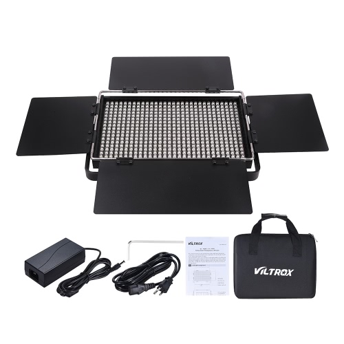 Viltrox VL-40T Profesional ultrafino Fotografía Luz de vídeo LED LED Llena de luz 3300K ~ 5600K ajustable Bi-Temperatura de color Brillo ajustable Max 3950 lúmenes