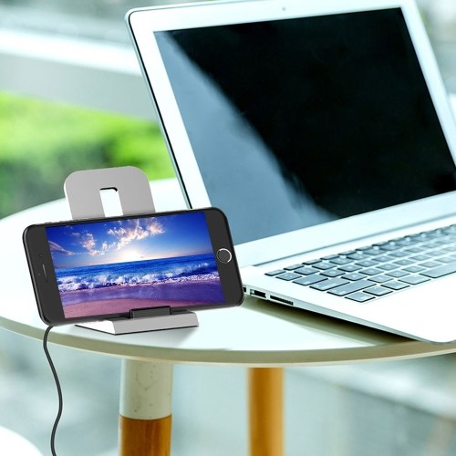 Qi Standard Desktop Wireless Charger Multi-Function Charging Stand Holder Car Mount 10W Fast Charge for iPhone 8/iPhone 8 Plus/iPhone X & Samsung Galaxy Note 8/S8/S8+ and Other Qi-enabled Smartphones