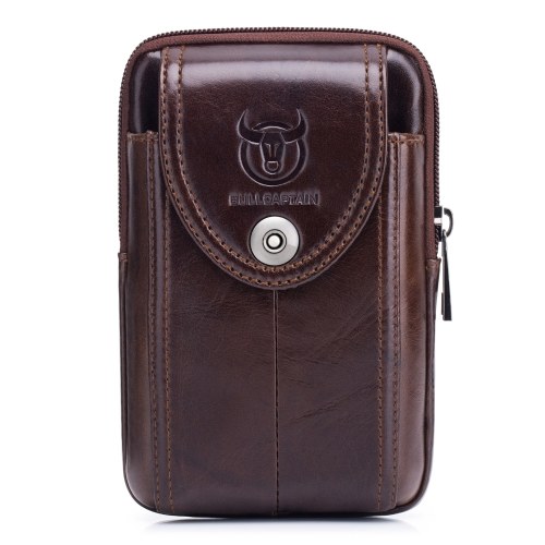 Pochette de ceinture en cuir pour hommes sac banane pochette de téléphone avec boucle de ceinture