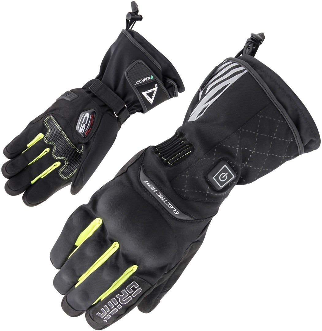 Orina Tesla Gants chauffants Noir Jaune M