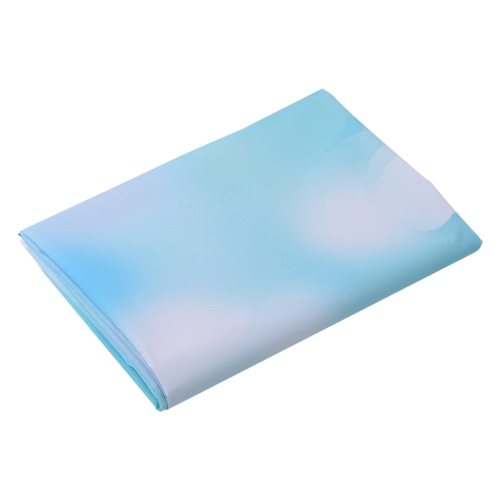 1.5 * 3m / 4.9 * 9.8ft Video Studio Fondos de telón de fondo Digital Impreso Blue Classic Wall Diseño de piso de madera para Adolescentes Adulto Niños Fotografía de niños