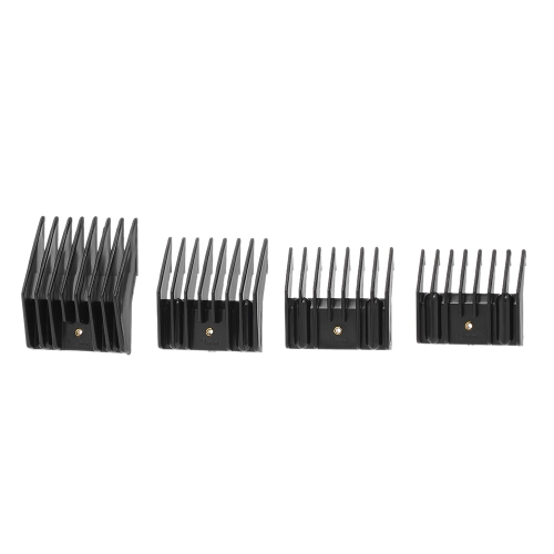 4 tamaños límite peine clipper de pelo accesorio de la guía para la cortadora de pelo eléctrica sin cuerda Shaver Salon Haircutting Tool