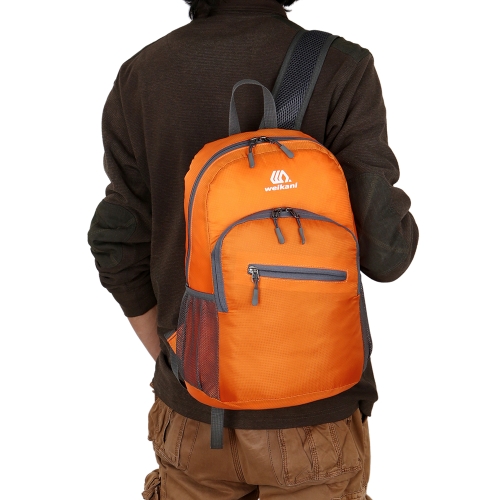 Mochila de viaje plegable ligera y compacta de 18L
