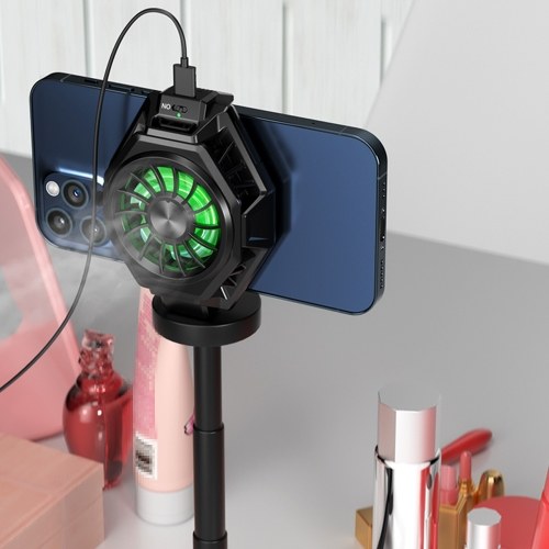 Charge sans fil refroidissement pince arrière téléphone Portable radiateur Portable ventilateur dissipateur de chaleur rapide sans fil chargeur