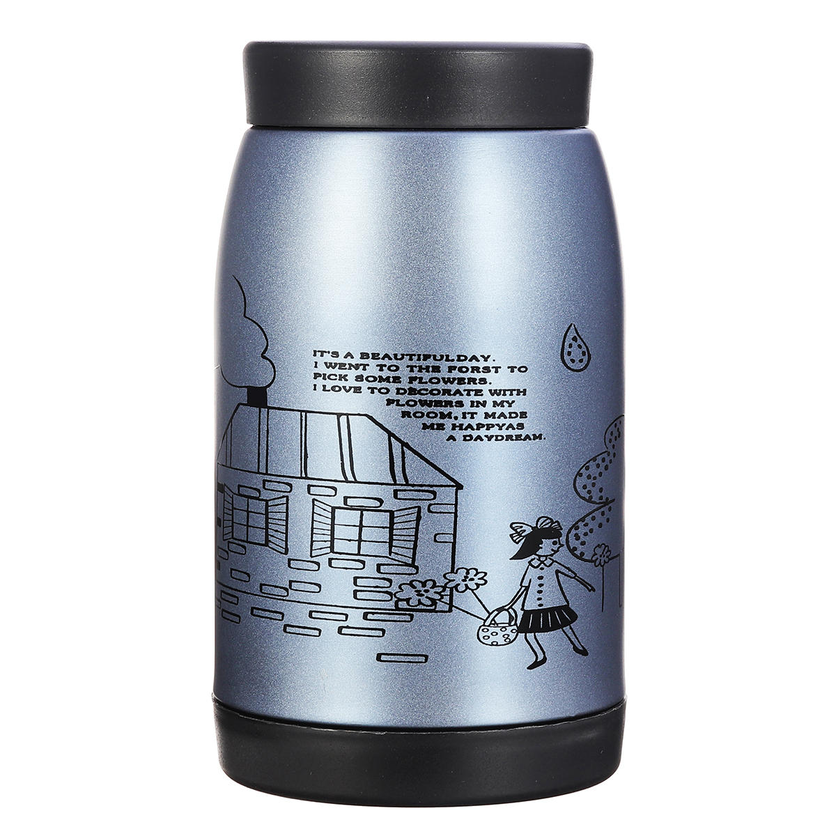 250ml Stainless Steel Vacuum Cup Portable Travel Insulated Bottle Drinking Mug