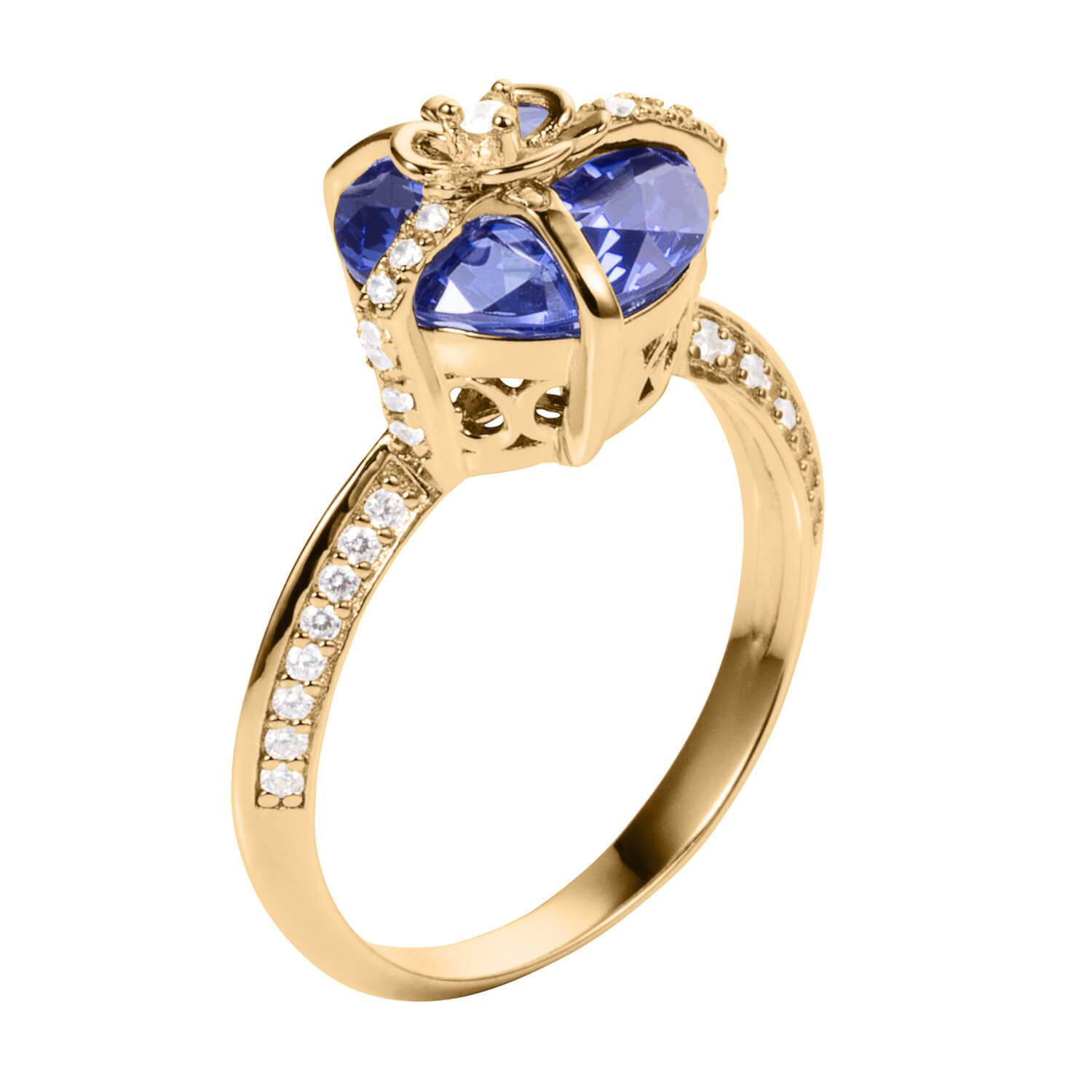 Indigo Ribbon Ring