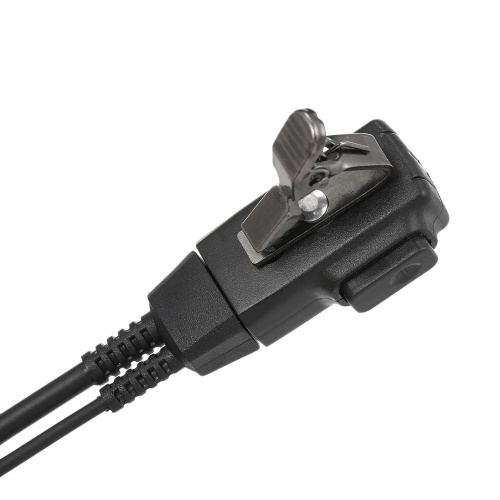 Auricular PTT universal de 2 pines para dedo con micrófono para Kenwood BAOFENG Retevis Radio de dos vías Walkie Talkie Two Pin K Plug