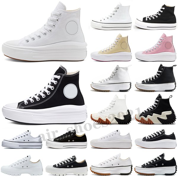 womens Run Hike Hi Motion Women Shoes British clothing brand joint Orange Black Yellow white High top Classic Thick bottom Canvas Shoe