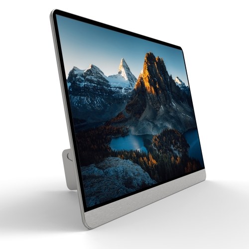 Moniteur ultra mince de 16,1 pouces avec ports Mini HD de type C pour console de jeu pour tablette et téléphone PC 1080P IPS/USB-C alimenté/HDR/support caché prise ue