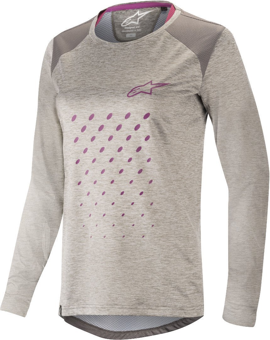 Alpinestars Stella Alps 6.0 Maillot de vélo LS Ladies Gris XL
