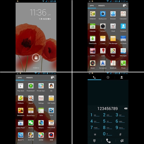Cubot Bobby 3G Smartphone Android 4.2 MTK6572W A7 Dual Core 1.3GHz 5 