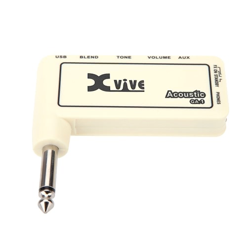 Mini Rechargeable Electric Guitar Plug Headphone Amp