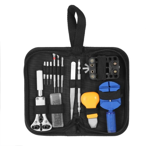 30PCS Professional Watch Repair Tool Kit Case Opener Band Link Remover Screwdrivers Watchmaker Tool Set