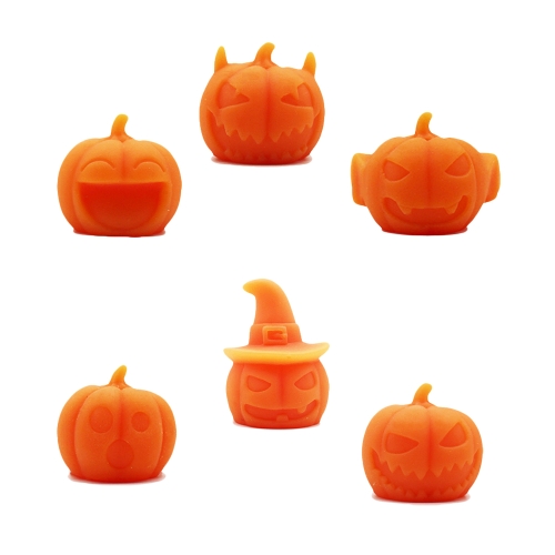 1Pcs Soft Glue Pumpkin Toy Healing Squeeze Stretch
