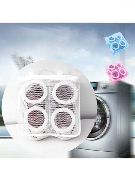 Laundry Bags Practical Clothes Shoes Organizer Mesh Tote Bag Dry Shoe Home Portable 37MF1