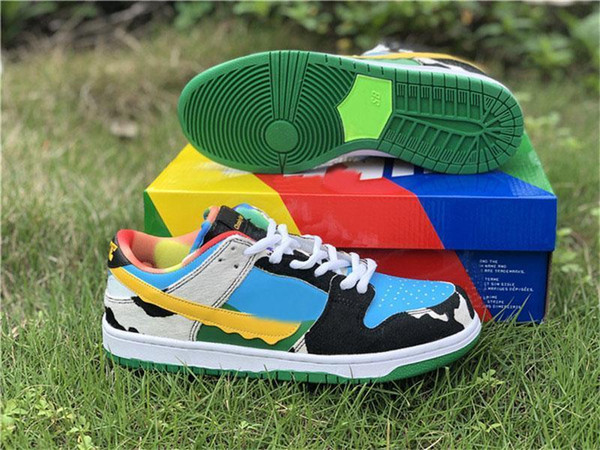 2022 Authentic Chunky Dunky Outdoor Shoes Union Low Midnight Navy LA Sean Cliver StrangeLove Bears University Gold Skateboard Sports Sneakers With Box