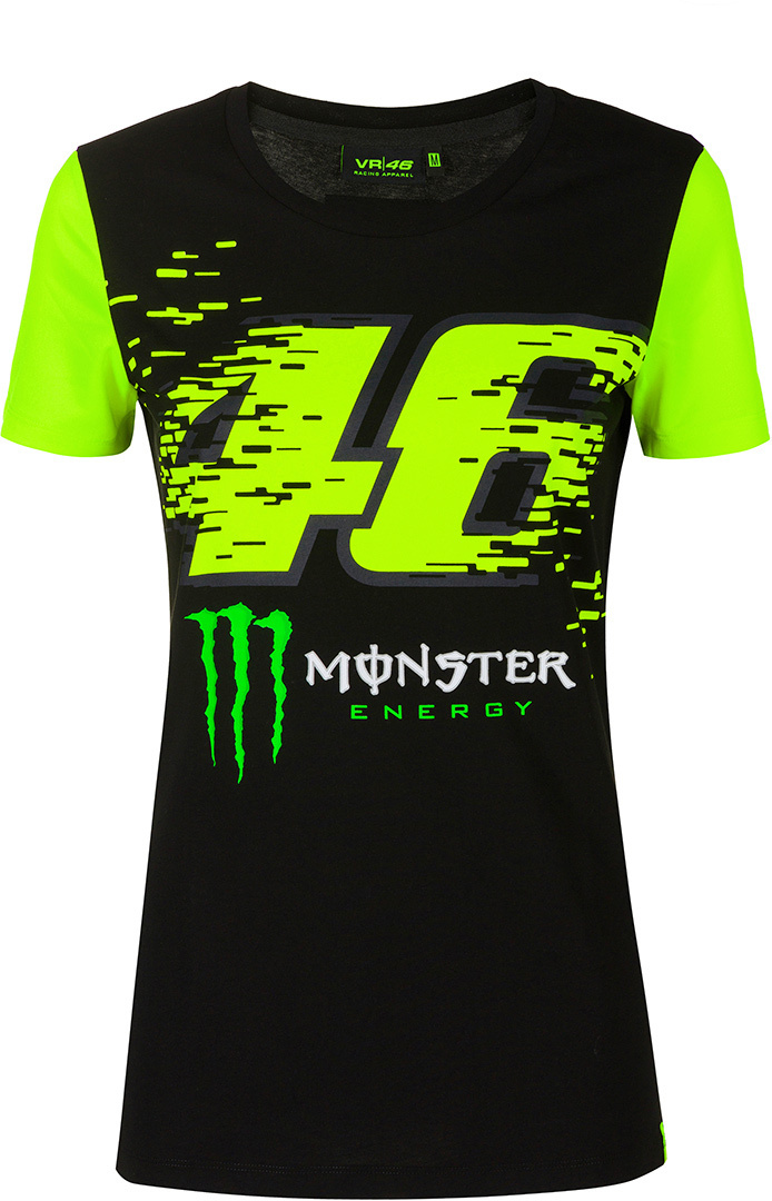 VR46 Monster Monza T-shirt Dames Noir Jaune S