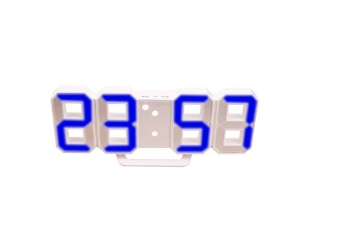 Reloj digital LED 3D Brillo nocturno en modo brillante