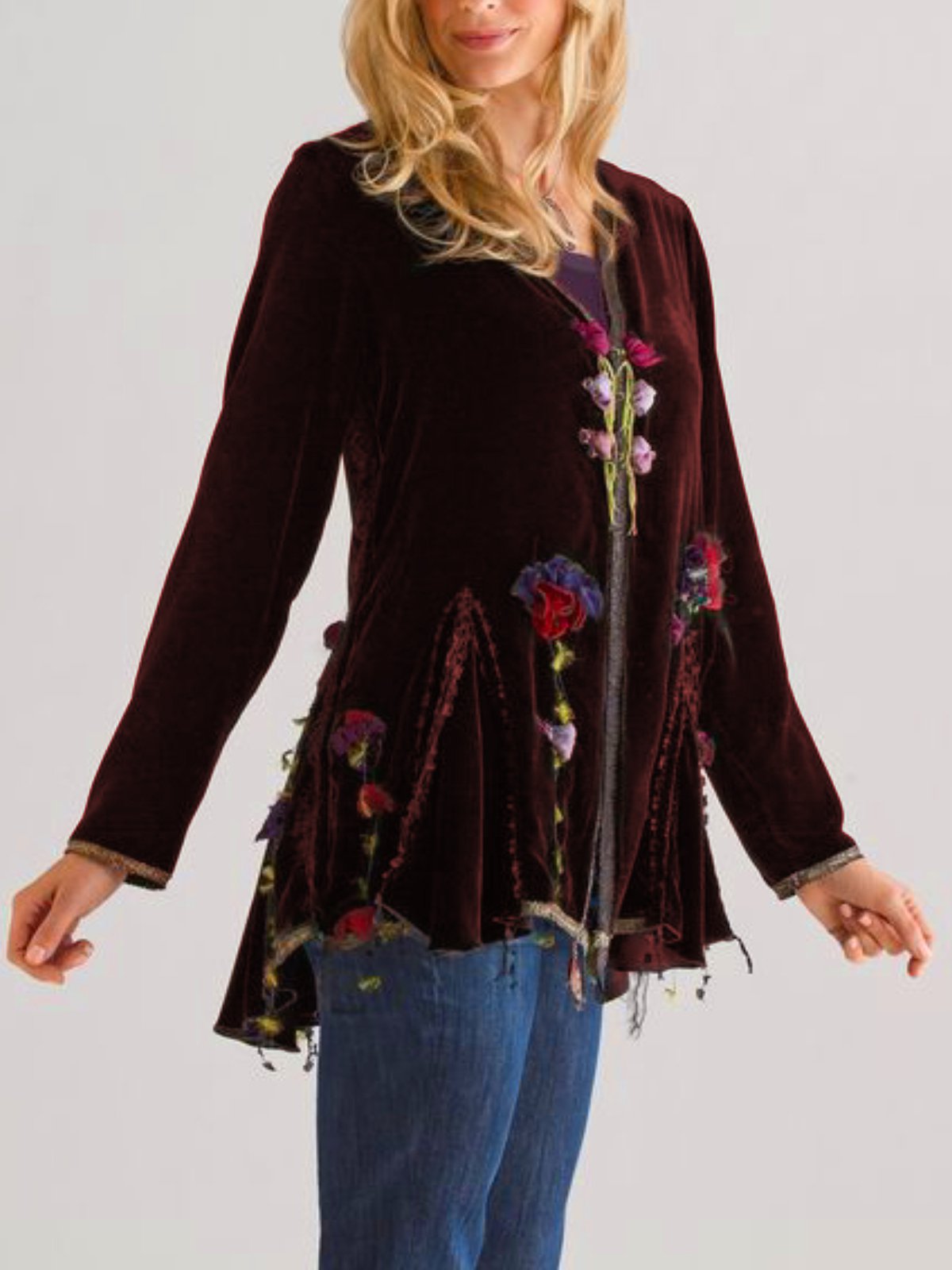 Casual Velvet Causal Tops