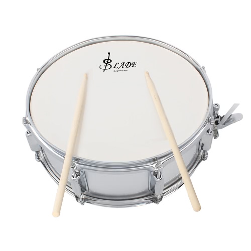 Professional Snare Drum Head 14 Inch with Drumstick Drum Key Strap for Student Band