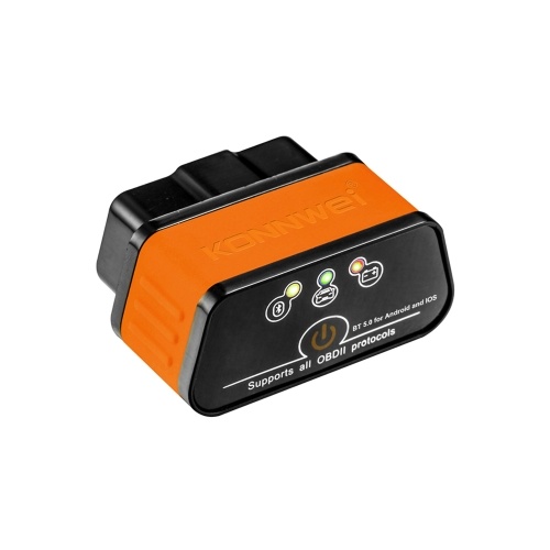 KONNWEI KW903 BT 4.0 sans fil OBD-II voiture Auto Diagnostic Scan outils voiture détecteur testeur Scanner pour IOS Android système