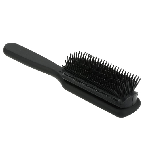 1pc Airbag peine del pelo cepillo antiestático Cepillo 9 Filas de plástico Dentangling cepillo Hombres de peluquería Peine masaje del cuero cabelludo